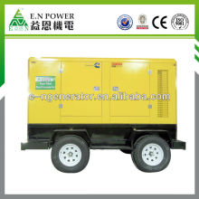 Silent type trailer Generator with wheels standard Quality